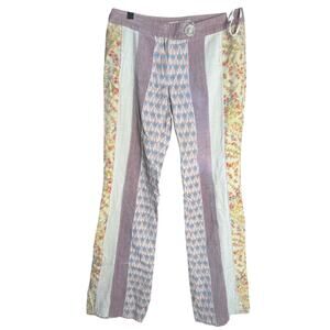 Vintage Jessica By Christopher L 4 100% Cotton Plaid Patterned Pants